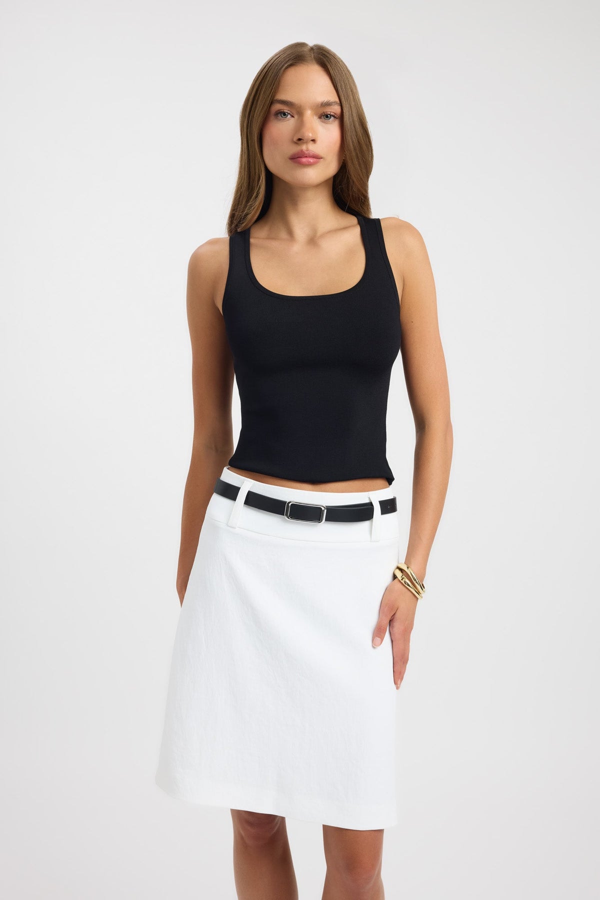 Ariel Low Rise Midi Skirt