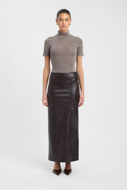 Heavy Phoenix Belted Maxi Skirt