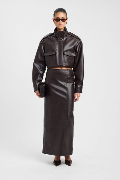 Heavy Phoenix Belted Maxi Skirt