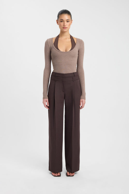Ariel Double Waistband Pant