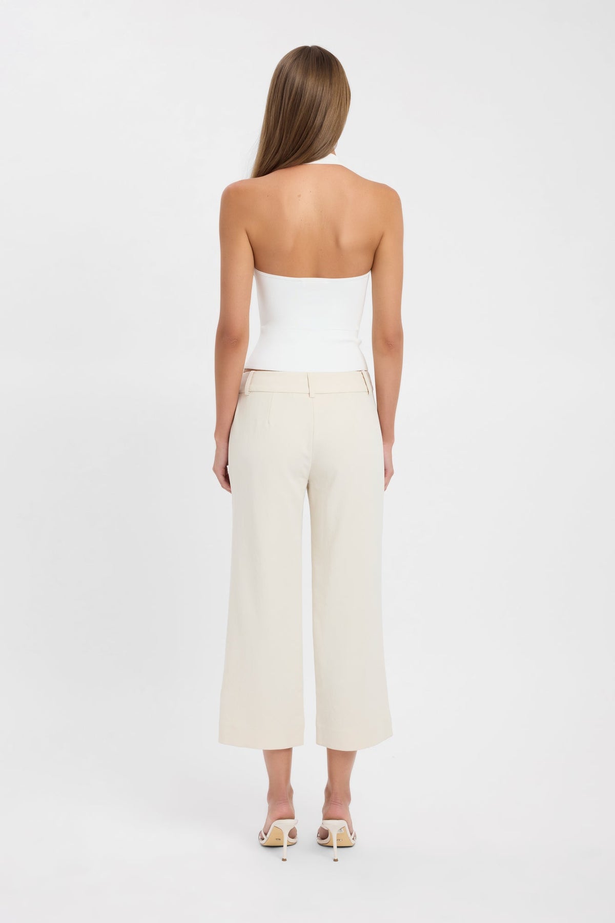Opal Pin Tuck Capri