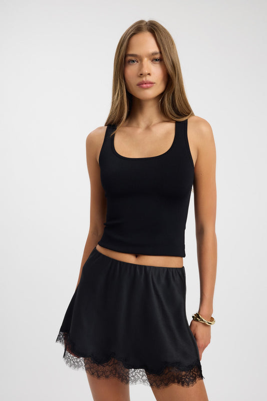 Palermo Lace Mini Skirt