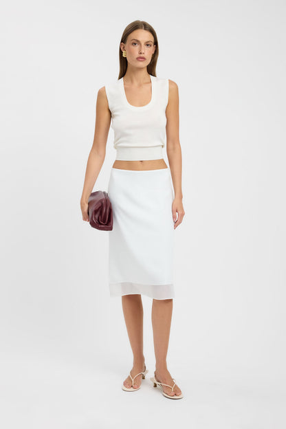 Maria Chiffon Midi Skirt