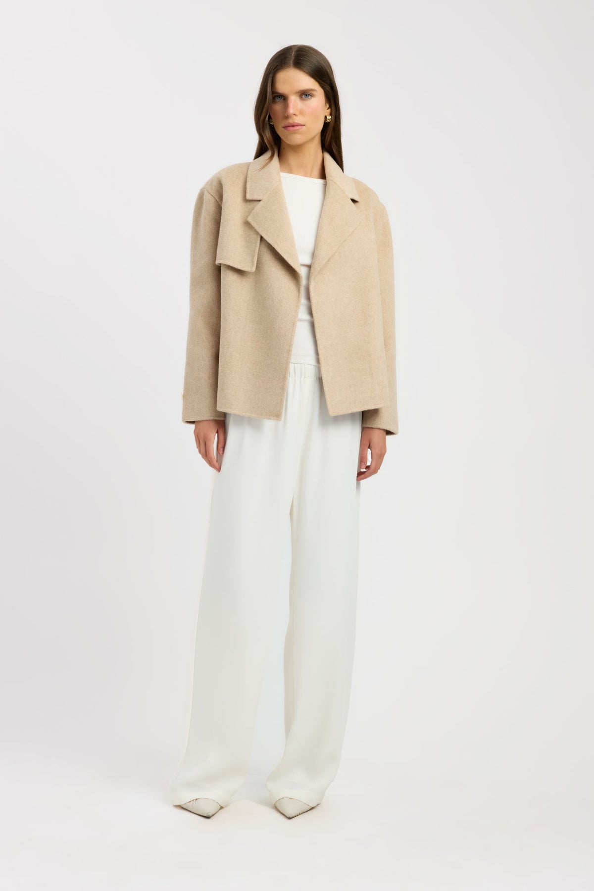 Rommie Cropped Wool Jacket